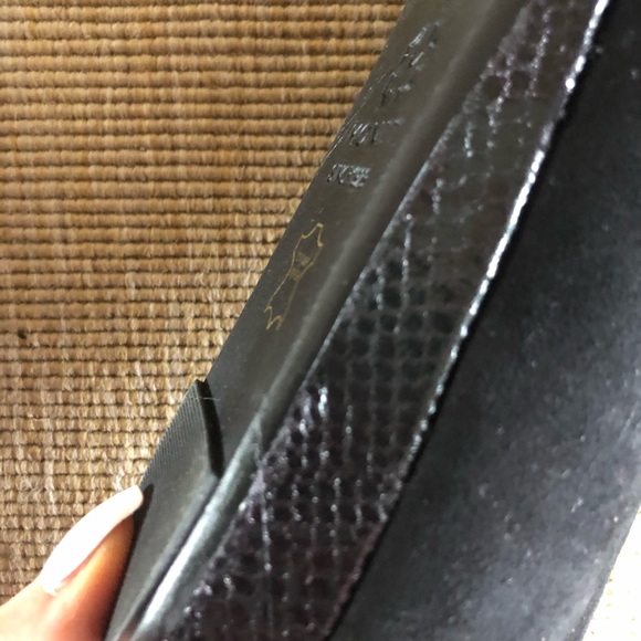 Monet Black Suede Classy Flat Shoes - Picture 4 of 5